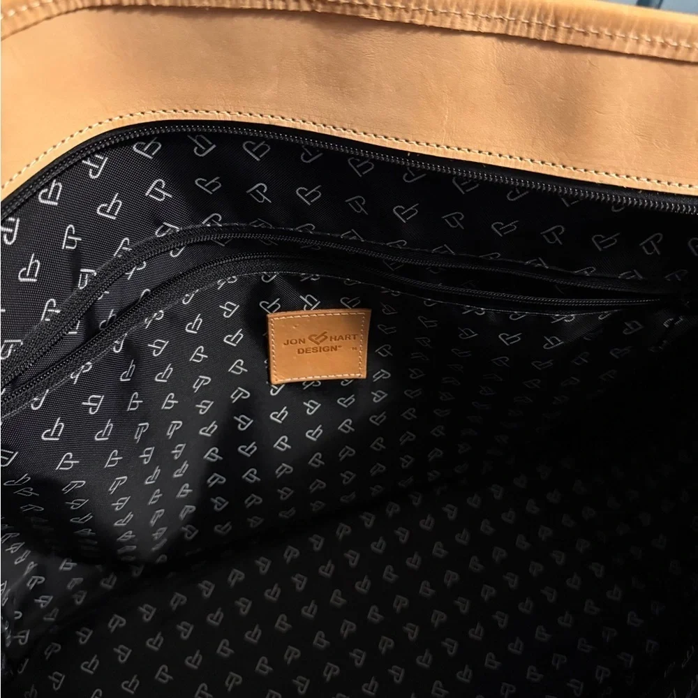 Jon Hart Large Tyler Tote Zipper *looks new Ocean Blue